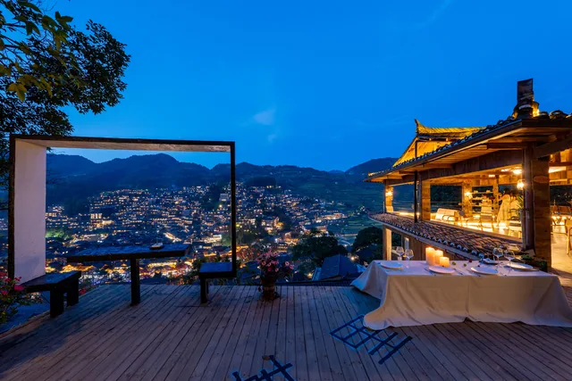 露台夜景